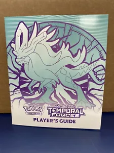 Pokemon Forze Temporali Elite Trainer Box Guida Giocatore Manuale Libro - Foto 1 di 1