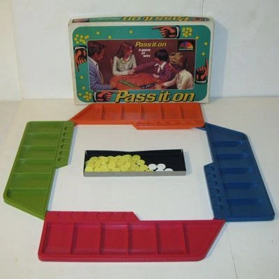 Rare Vintage 1978 PASS IT ON Game! Selchow & Righter #39! Complete in Box! - Image 1 of 4
