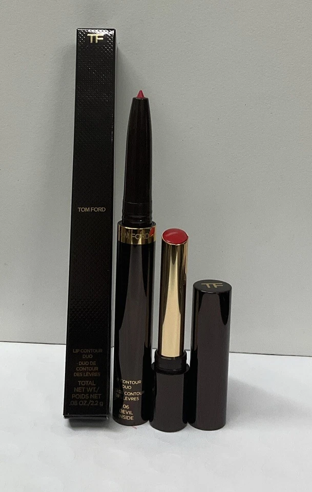 Tom Ford | DEVIL INSIDE  Lip Contour Duo  .08 Oz  NIB! - Image 1 of 4