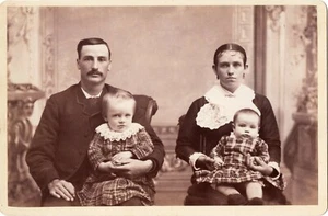 FAMILY PORTRAIT : TWO CHILDREN : CONCORDIA, KANSAS - Picture 1 of 3