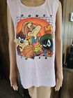 Space Jam-A Neuf Legacy Looney Tunes Tank Top-XL-ROSE