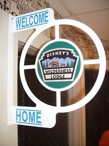 LETRERO DE PARED DE RECUERDO VILLAS AT DISNEYS WILDERNESS LODGE - Imagen 1 de 2