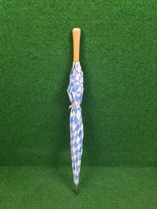 MARKENLOS Regenschirm / Golfschirm (Blau/Weiß, 155 cm, 3,5 mm) - Bild 1 von 4