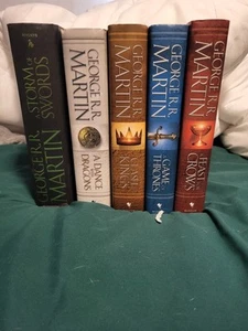 Game Of Thrines Hardback Book Series - Picture 1 of 2