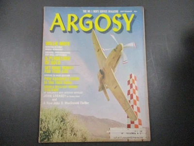 Argosy Men's Magazine September 1964 Vol.359 No.3 WILLIE MAYS - Image 1 of 3