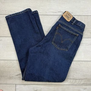 Pantalones de mezclilla vintage Levi’s naranja con lengüeta para hombre 36x30 pierna recta cintura alta años 80/90 - Imagen 1 de 10