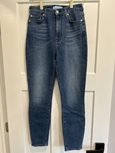 7 For All Mankind Women's B(air) Jeans Mid-Rise Medium Stretch 26 - Picture 1 of 7
