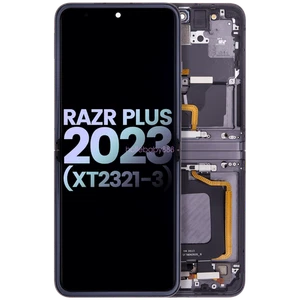 Assemblage OLED principal pour Motorola Razr Plus / Razr 40 Ultra (noir fantôme) - Photo 1 sur 5