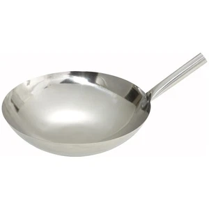 Stainless Steel Wok with Riveted Joint Handle, 16-Inch Dishwasher Safe - Picture 1 of 1