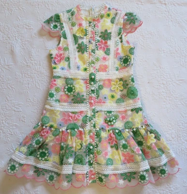 MARLO AGATHE EMBROIDERED DRESS, SZ 9-10yrs - Image 1 of 4