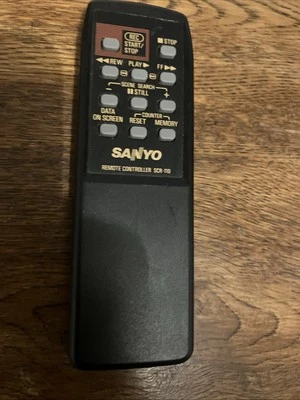Sanyo SCR-110 Remote Control For Camcorder - Genuine - Image 1 of 2