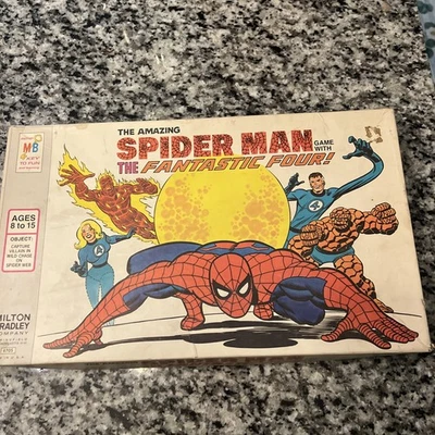 Vintage Amazing Spiderman with The Fantastic Four Board Game, 1977, Complete!  - Image 1 of 2