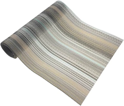 Aothpher Multi Color Country Rustic Farmhouse Stripe Table Runner, Square Heat R - Image 1 of 4