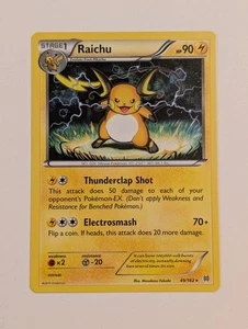 Tarjeta coleccionable única Raichu - Pokemon XY BREAKThrough 49/162 - Imagen 1 de 4