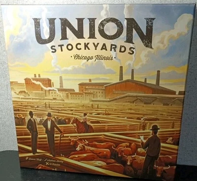 Union Stockyards Chicago Board Game - BRAND NEW Mint In Box Complete RARE - Image 1 of 3