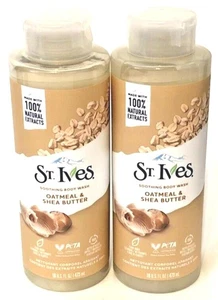 St Ives Soothing Body Wash Oatmeal & Shea Butter Plant Based 16 fl oz 2pk - Picture 1 of 2