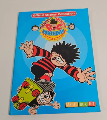 Álbum de pegatinas Dennis The Menace Beano Big Birthday 2001 - ¡completo! Foto 1 de 4