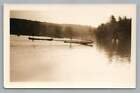 Standing Canoe Races RPPC Antique Lake Boating Sports Photo Postcard 1910s