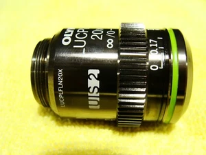 Lente objetivo microscopio Olympus LUCPlanFL N 20x LUCPLFLN20X UIS 2 LWD FN22 - Imagen 1 de 5