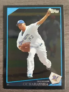 2009 Topps Series 1 CC Sabathia #170 Wal-Mart Black Border SP #170 - Picture 1 of 2