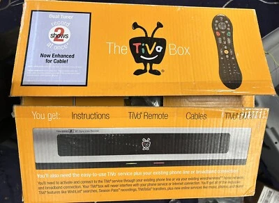 The TiVo Box TCD649080 DVR Digital Video Recorder NEW Open Box 80 Hour Recording - Image 1 of 3