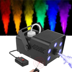 500W 3 IN 1 RGB LED Fog Smoke Machine Effect Stage Light Party DJ Wedding Remote - Picture 1 of 11
