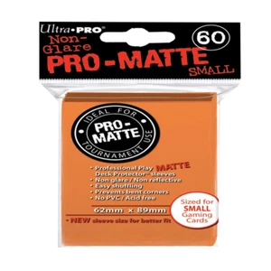 Protectores de cubierta pequeños Pro-Matte - naranja (paquete de 60) - Imagen 1 de 1