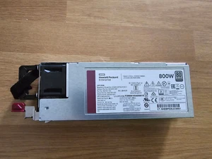 866730-001 865412-201 HPE 800W LOW HALOGEN PSU - DL360 DL380 ML350 Gen10 inc VAT - Picture 1 of 5