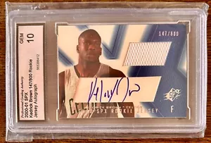 2000-01 UD SPX Kedrick Brown Game Used Jersey Patch RC Rookie Auto Autograph GEM - Picture 1 of 2