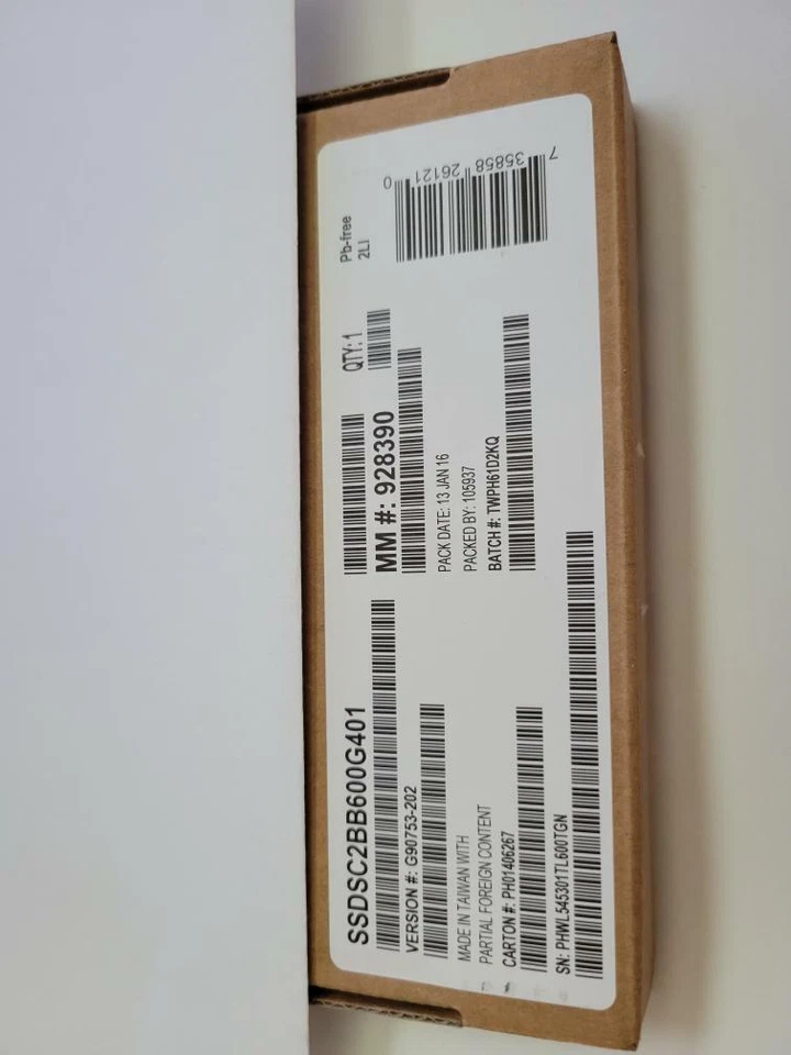 Intel DC S3500 SSDSC2BB600G4 SSDSC2BB600G401 SSD 600GB solid state drive - Image 1 of 1