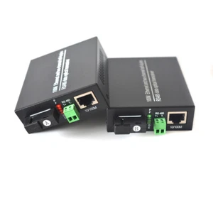 RS485 over Fiber Extender SC Singlemode up 20Km for Access Control System - Picture 1 of 15