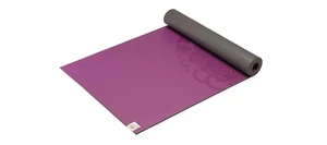 GAIAM Purple Premium 5mm Dry-Grip Thick Non Slip Exercise & Fitness Mat NWOT #4 - Picture 1 of 8