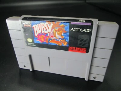 Bubsy in Claws Encounters of the Furred Kind (SUPER NINTENDO SNES, 1994) - Image 1 of 4