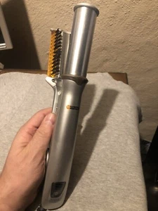 Instyler Rotating Hot Iron Hair Straightener Brush 1-1/4” IS1001 Silver TESTED - Picture 1 of 2