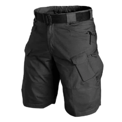 Pantalones Cortos Tácticos de Senderismo Para Hombre Informales Carga Impermeables Combate Trabajo Ejército Medio Pantalones Foto 1 de 4