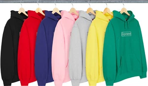 Supreme x KAWS Chalk Logo Hooded Sweatshirt SS21 (SS21SW39) Men Sizes S-XL - Picture 1 of 8
