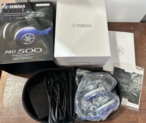 Yamaha HPH-PRO500 Wired Headphones Dynamic type sealed type racing blue With box - Picture 1 of 6