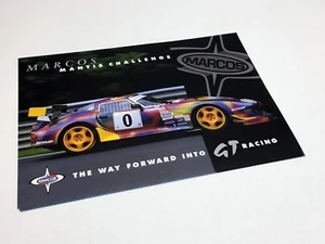 2000 Marcos Mantis Challenge GT Racing Information Sheet Brochure - Picture 1 of 1