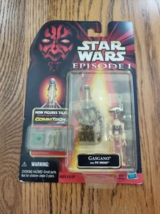 Hasbro Star Wars: Episode 1 - Gasgano w/ Pit Droid - CommTech Chip - New - Picture 1 of 4
