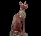 Ancient Egyptian Bastet Antique Cat Bast Statue Stone Old Pharaoh -Egypt History