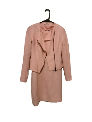 Traje Tahari en Rosa Blazer Y Vestido Talla 2 Foto 1 de 4