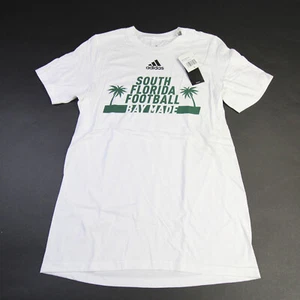 South Florida Bulls adidas Amplifier Short Sleeve Shirt Men's White New - Picture 1 of 3