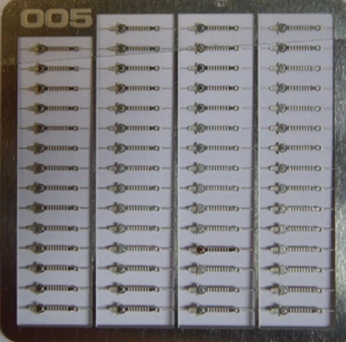 GANCI FERMACOFANO/TIRANTI FARI a MOLLA RALLY in FOTOINCISIONE 1/43 ARENA AREP105 - Immagine 1 di 1