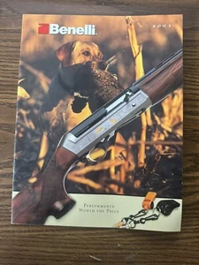 Benelli 2001 Catálogo Escopeta Accesorios Armas de Fuego Papel Libro Equipo Publicidad - Imagen 1 de 2
