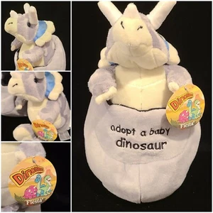 Fiesta Baby Triceratops Dinosaur Plush Animal Green 8” New NWT - Picture 1 of 6