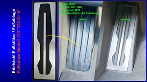 Fußstütze Fußablage für BMW 3er G20, G21, G28 ab Sommer 2023 - Bild 1 von 1