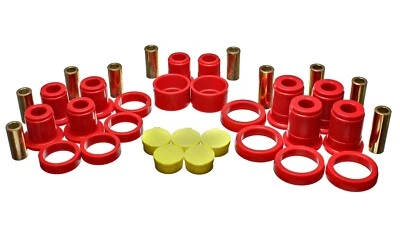Juego de bujes de brazo de control trasero rojo Energy Suspension 02-07 para GM SUV Foto 1 de 4