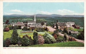 DUBLÍN NH NUEVO HAMPSHIRE VISTA DESDE EL OESTE DPC UDB POSTAL c1906 100724 T - Imagen 1 de 2