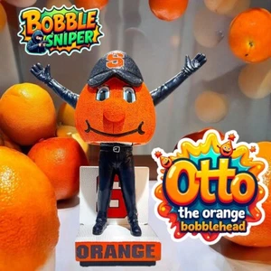 OTTO The Orange Syracuse Orangemen Exclusive Mascot NCAA Bobblehead - Picture 1 of 7