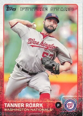 2015 Topps Baseball Series 1 #30 Tanner Roark Washington Nationals Future Stars - Image 1 of 2